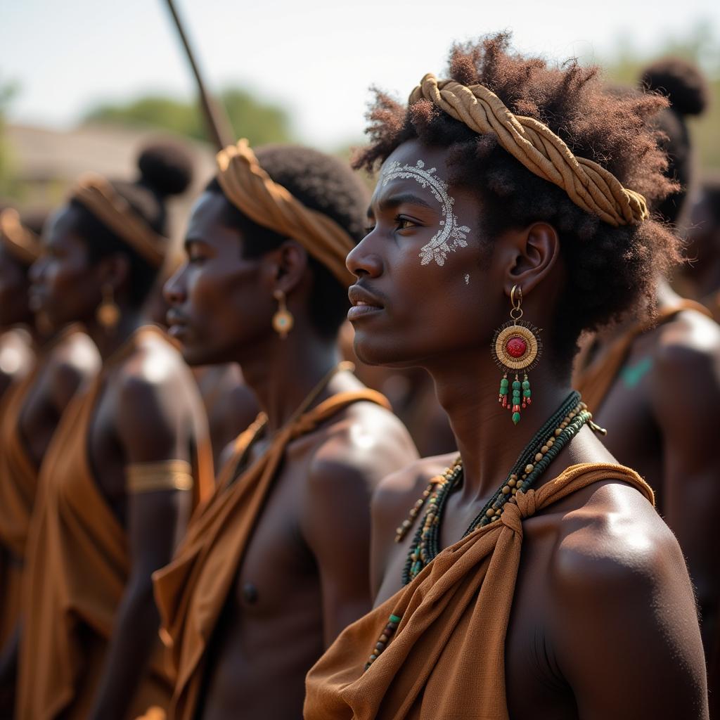 African Tribal Hunting Ritual