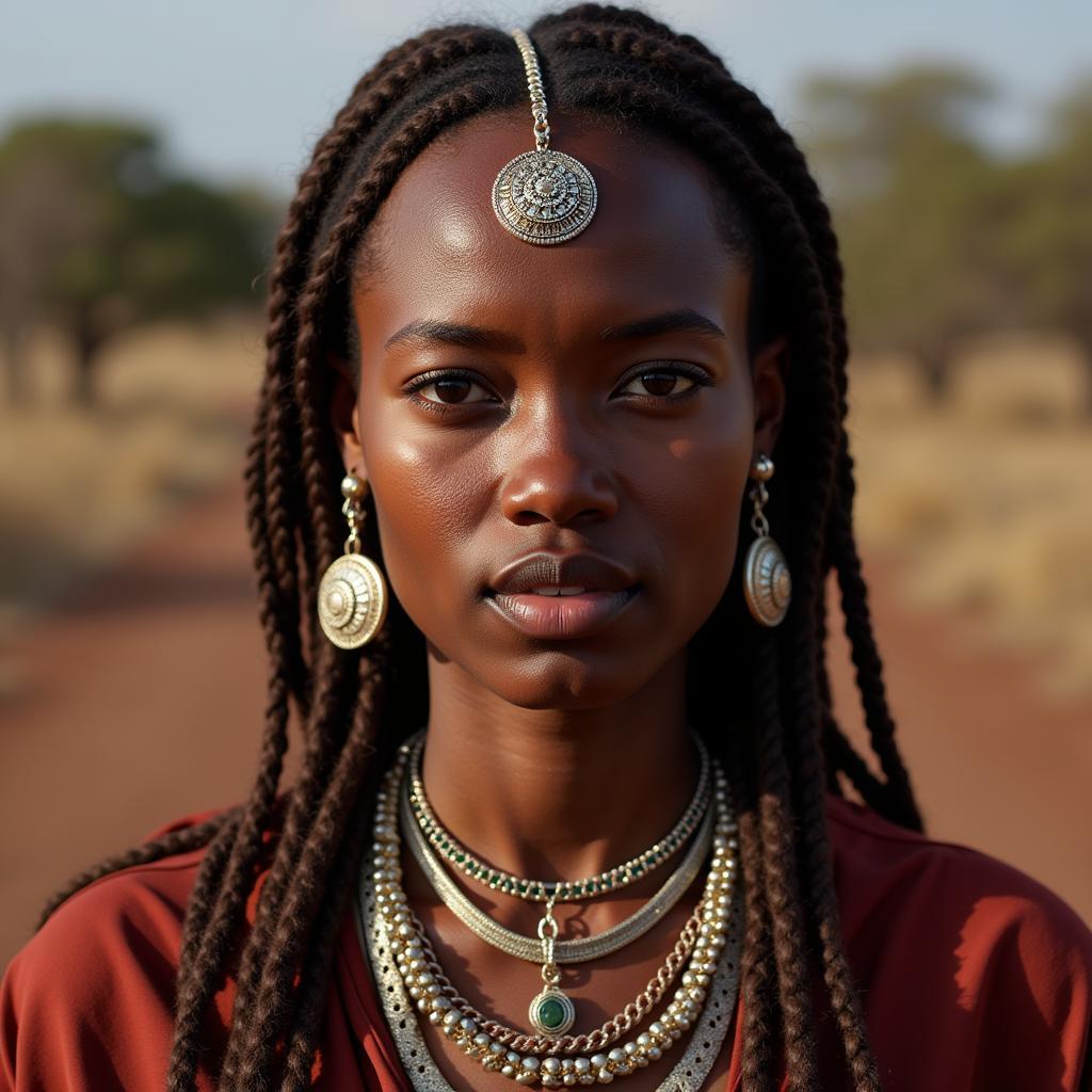 African tribal jewelry