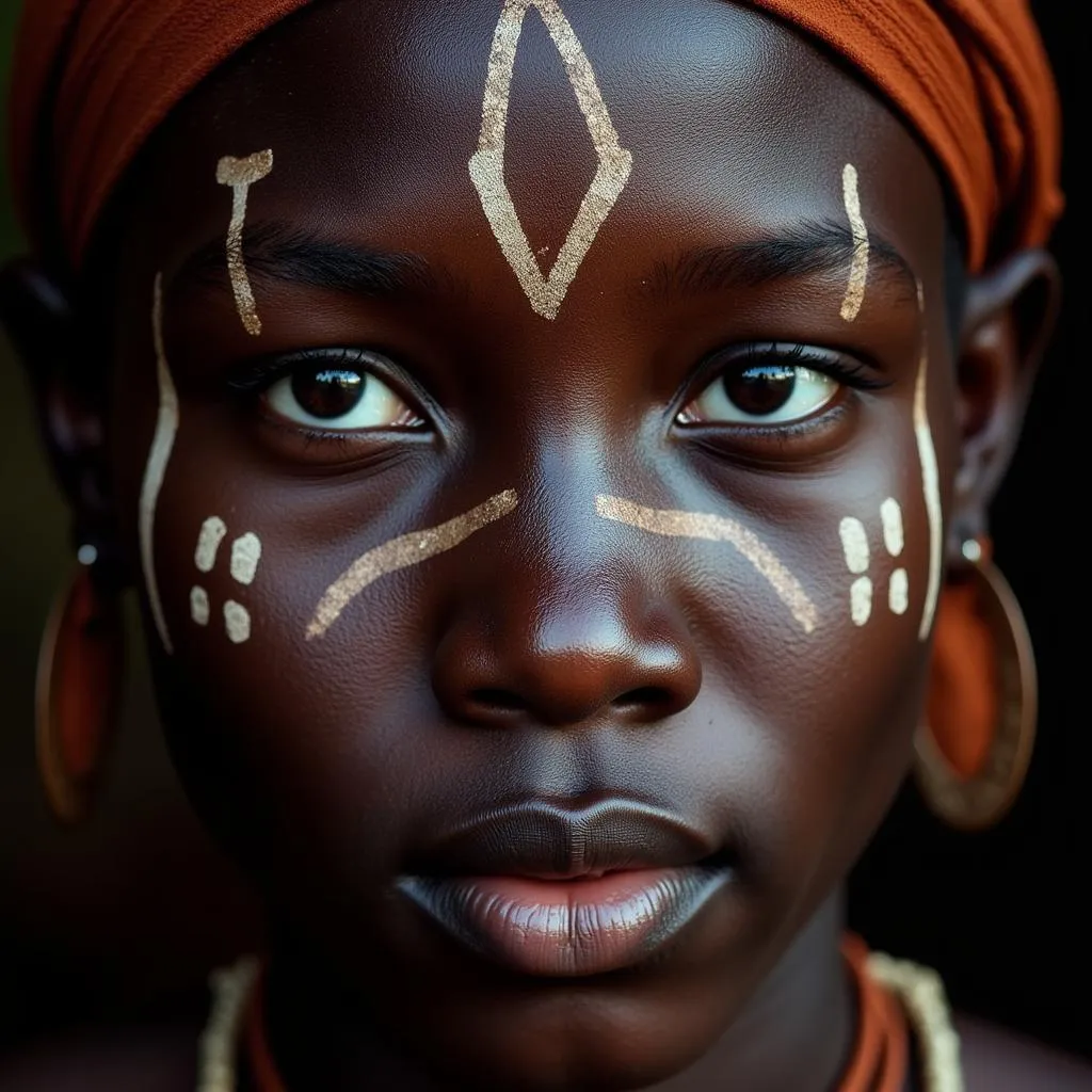 Intricate Tribal Markings in African Culture