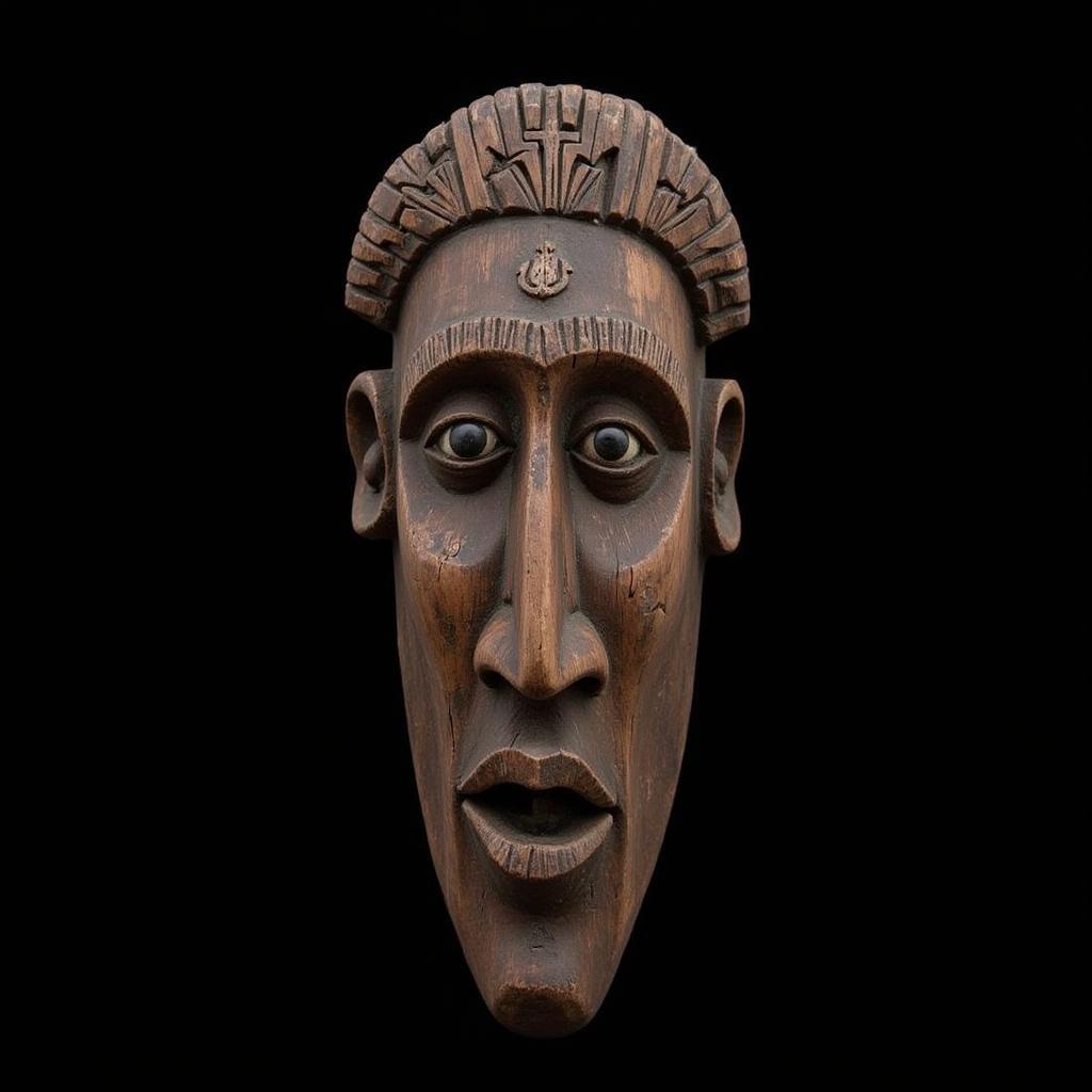 intricately-carved-african-mask