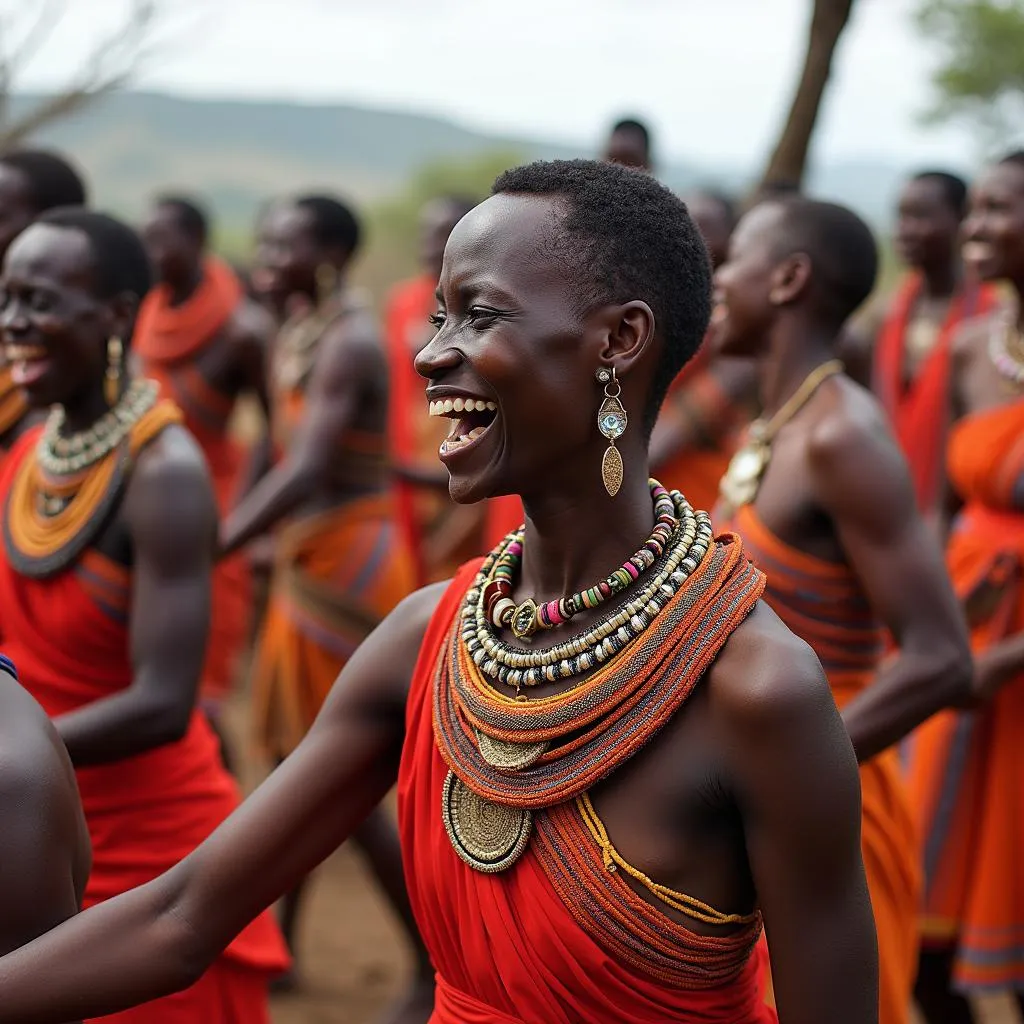 Traditional Celebration in the African Rift Valley