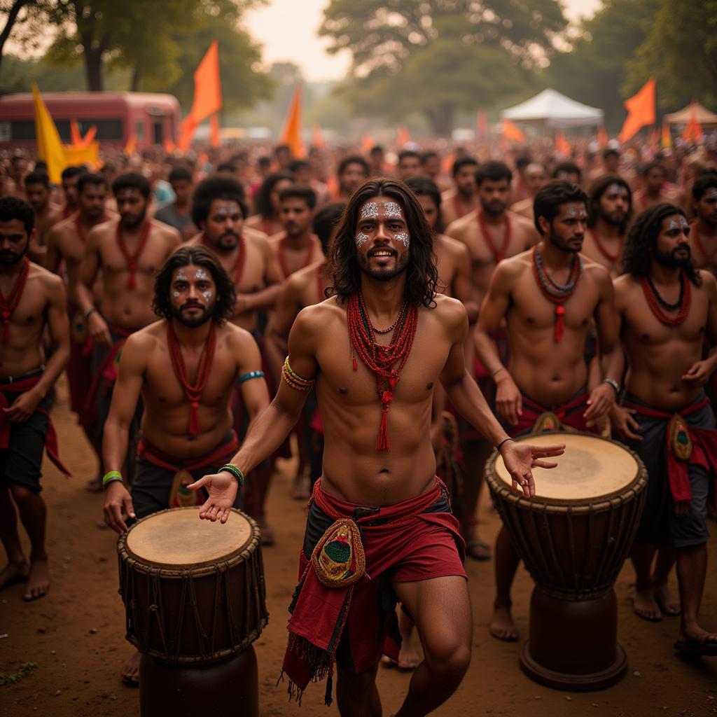 African Tribe Ritual Ceremony