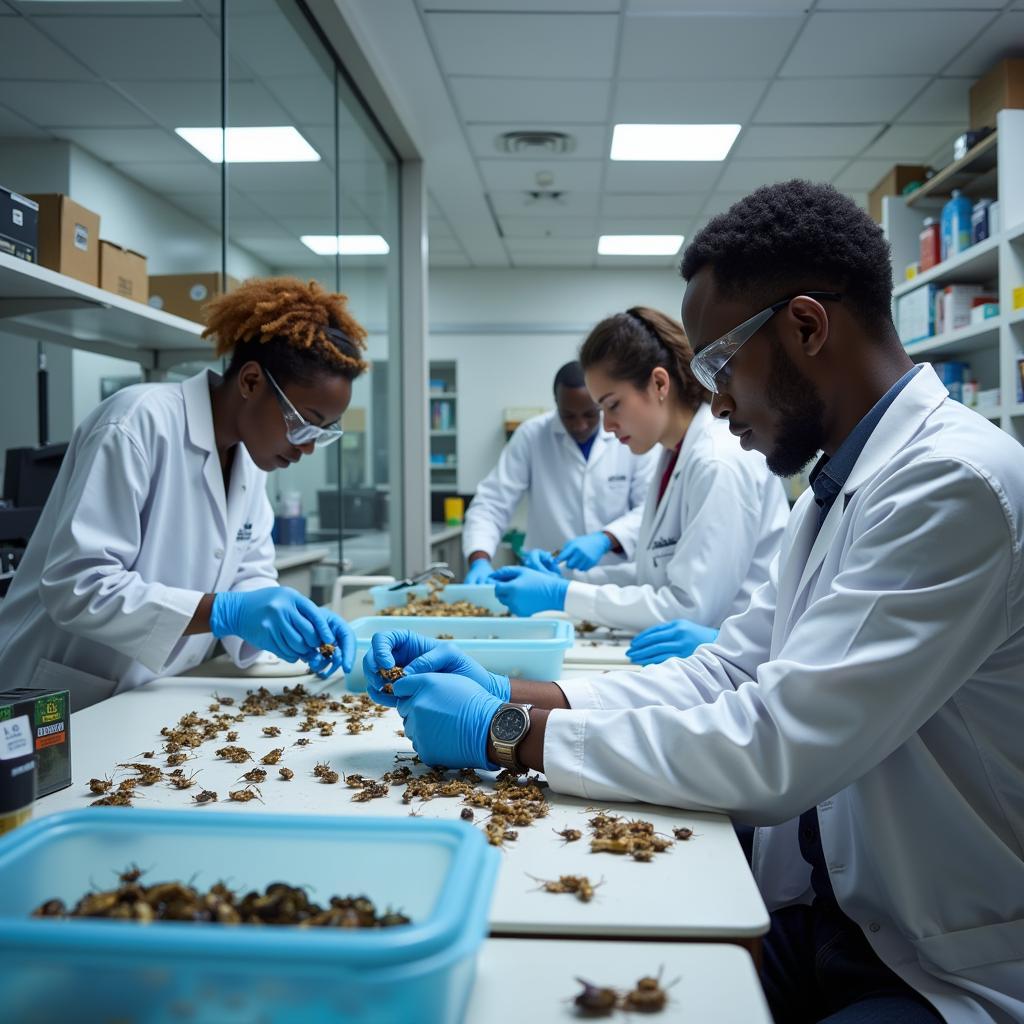 Entomology Lab in African University