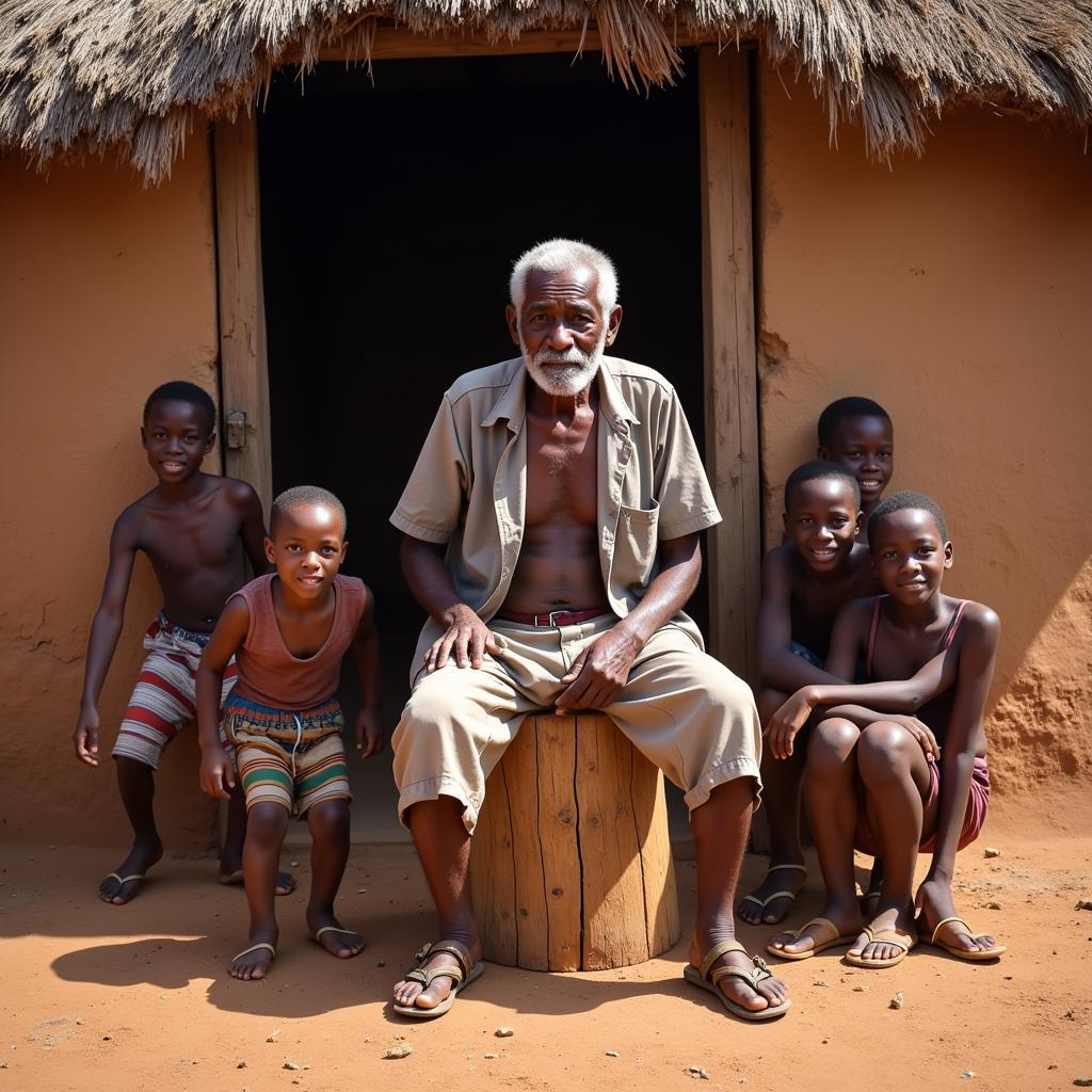 Elder in an African Village