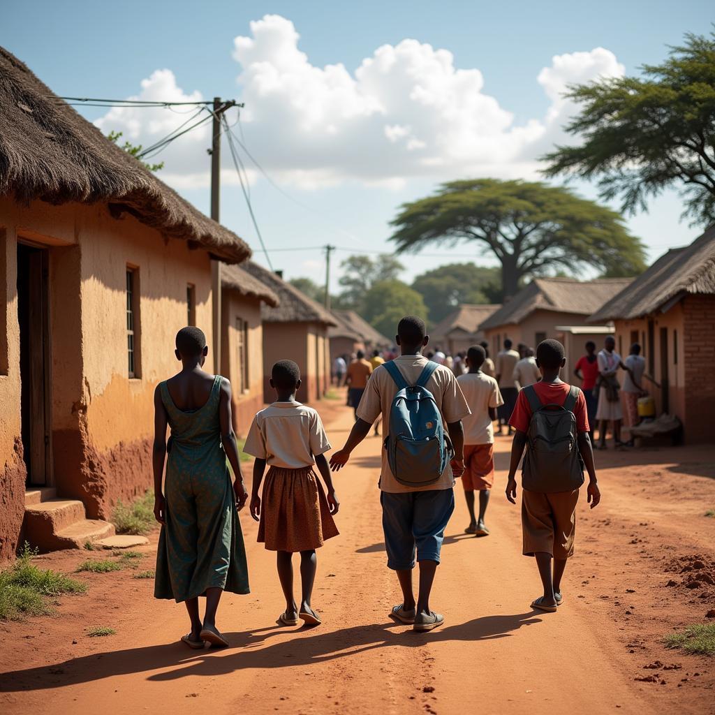 Daily Life in an African Village