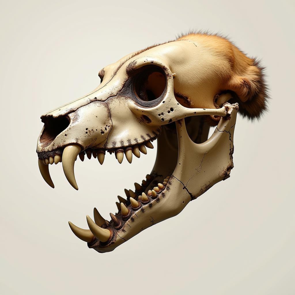 African Wild Dog Skull Dentition