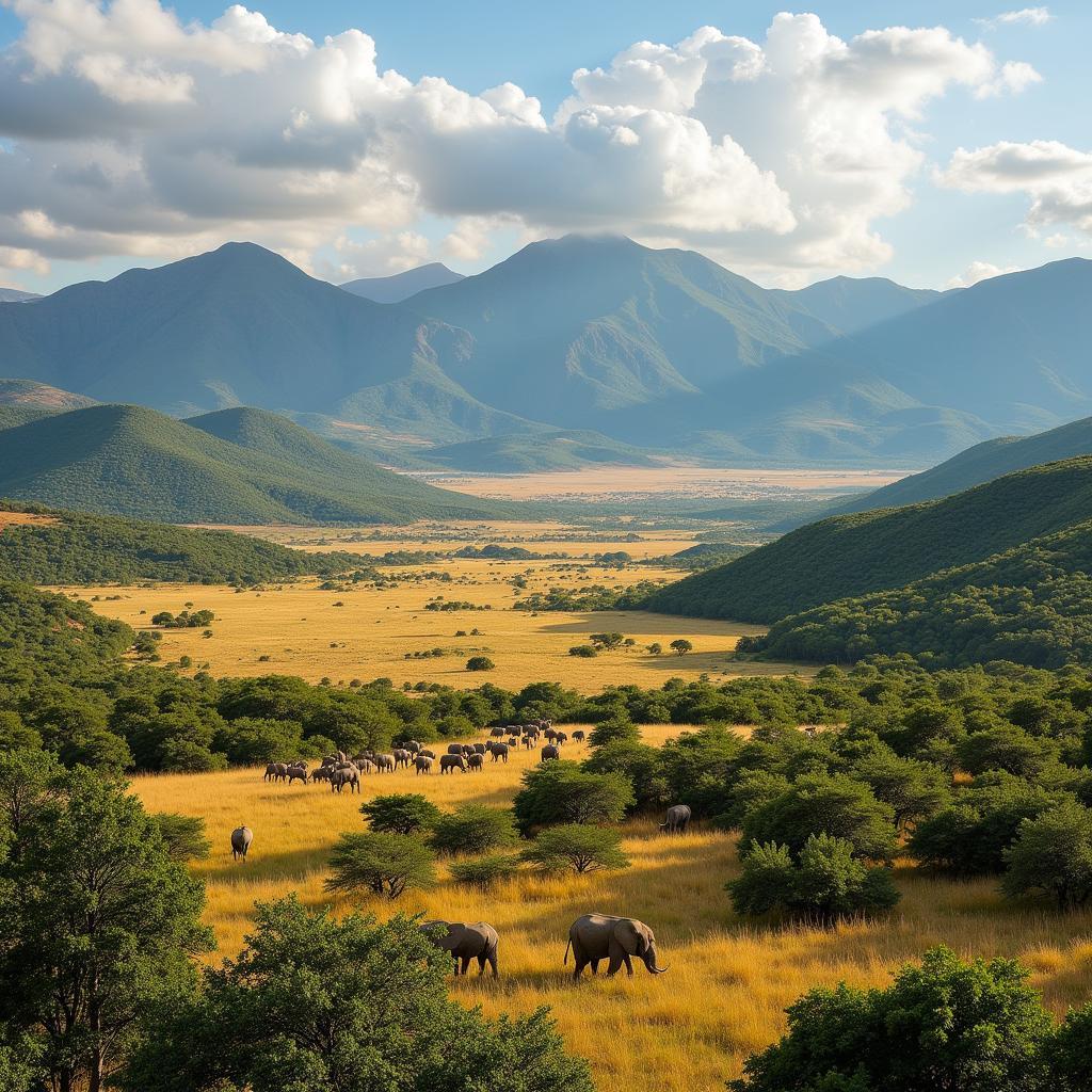 African Wildlife and Landscapes