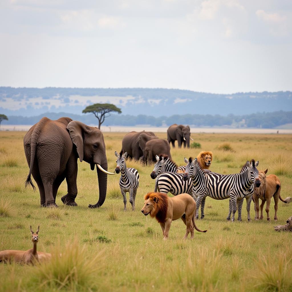 Wildlife Behavior and Habitat in Africa