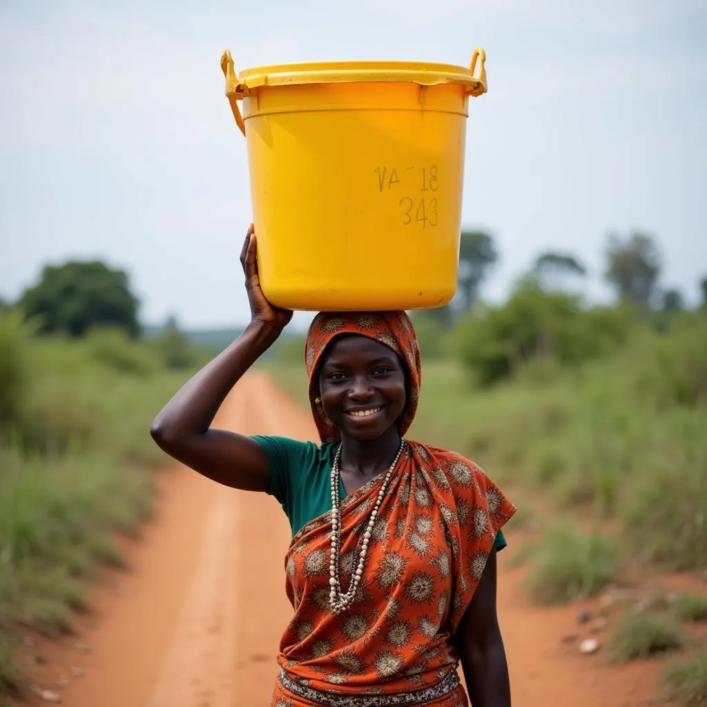 Woman Fetching Water