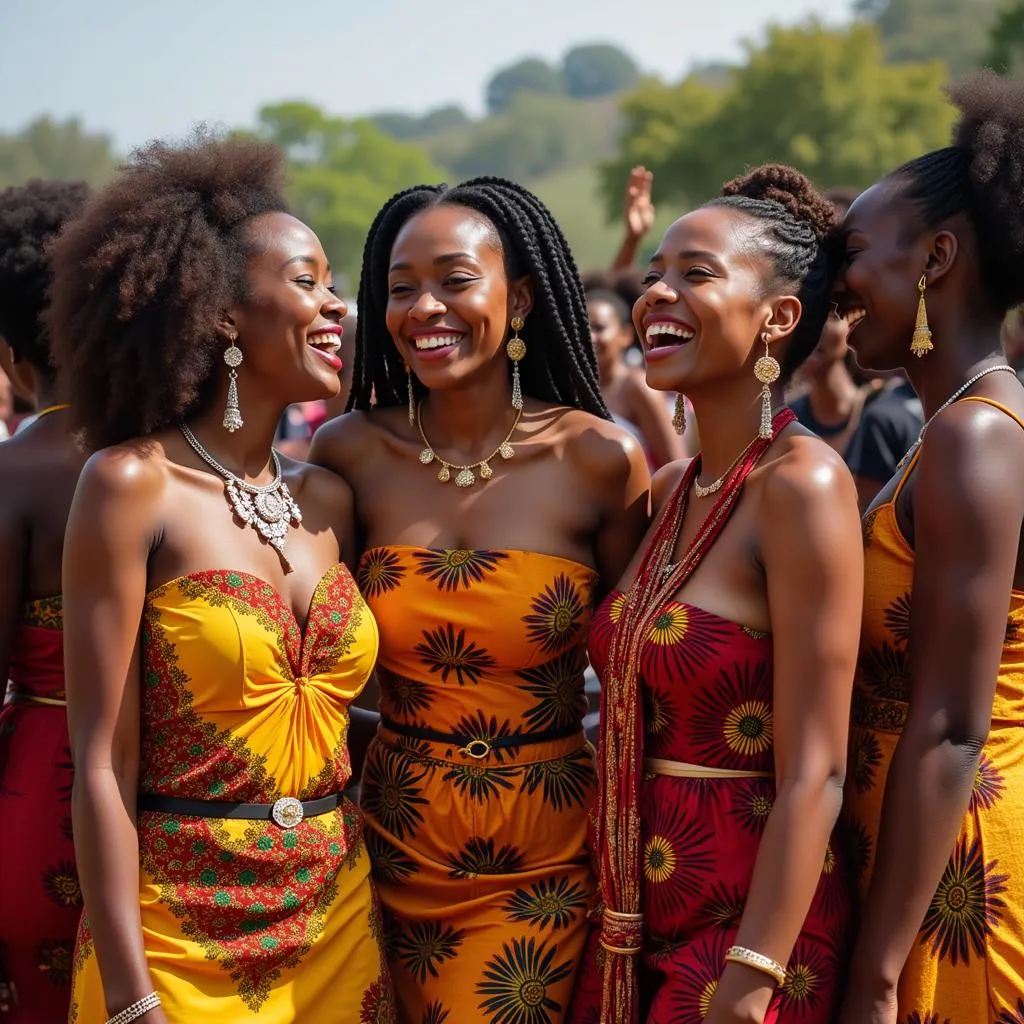 African Women Celebrating Their Heritage