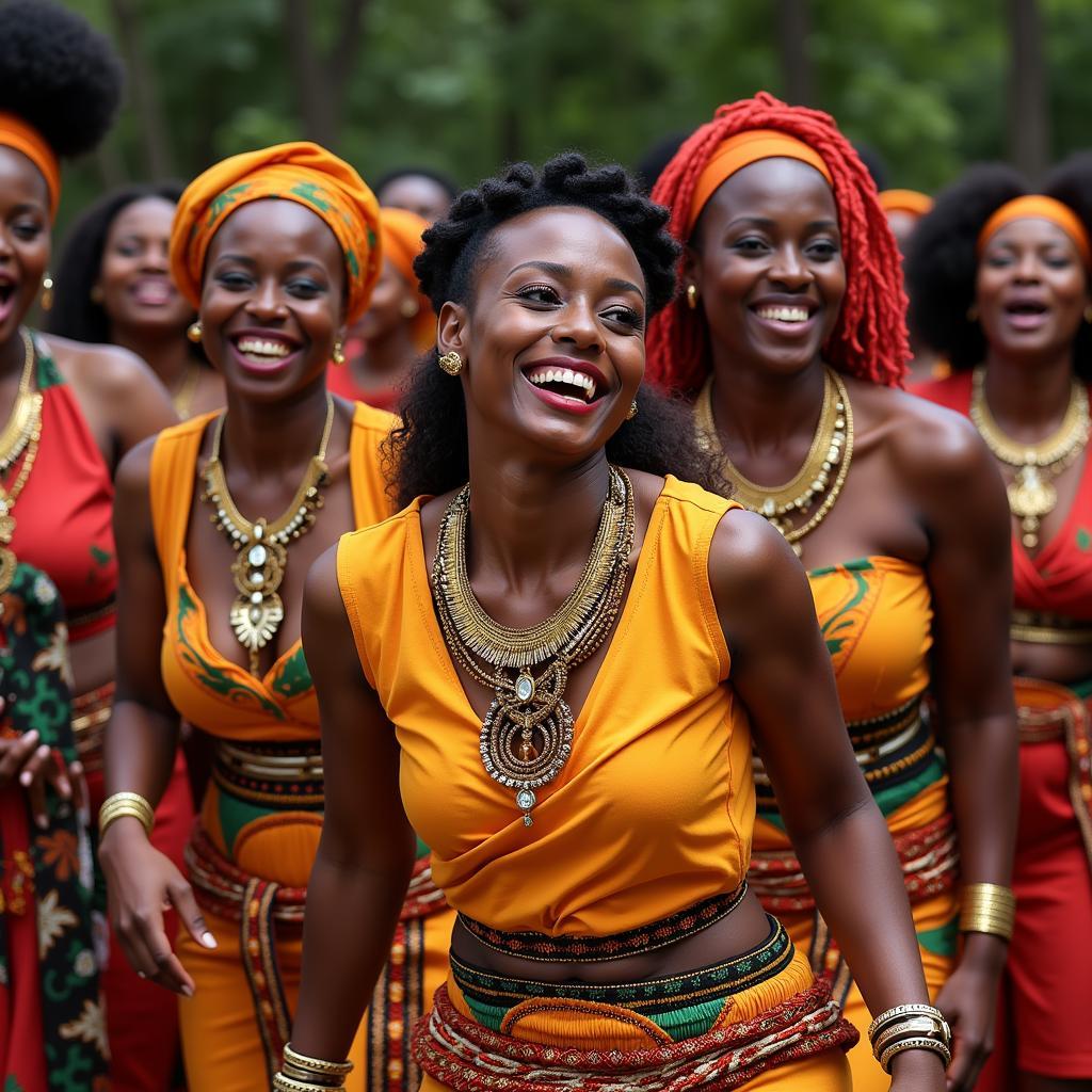 African Women Celebrating Their Heritage