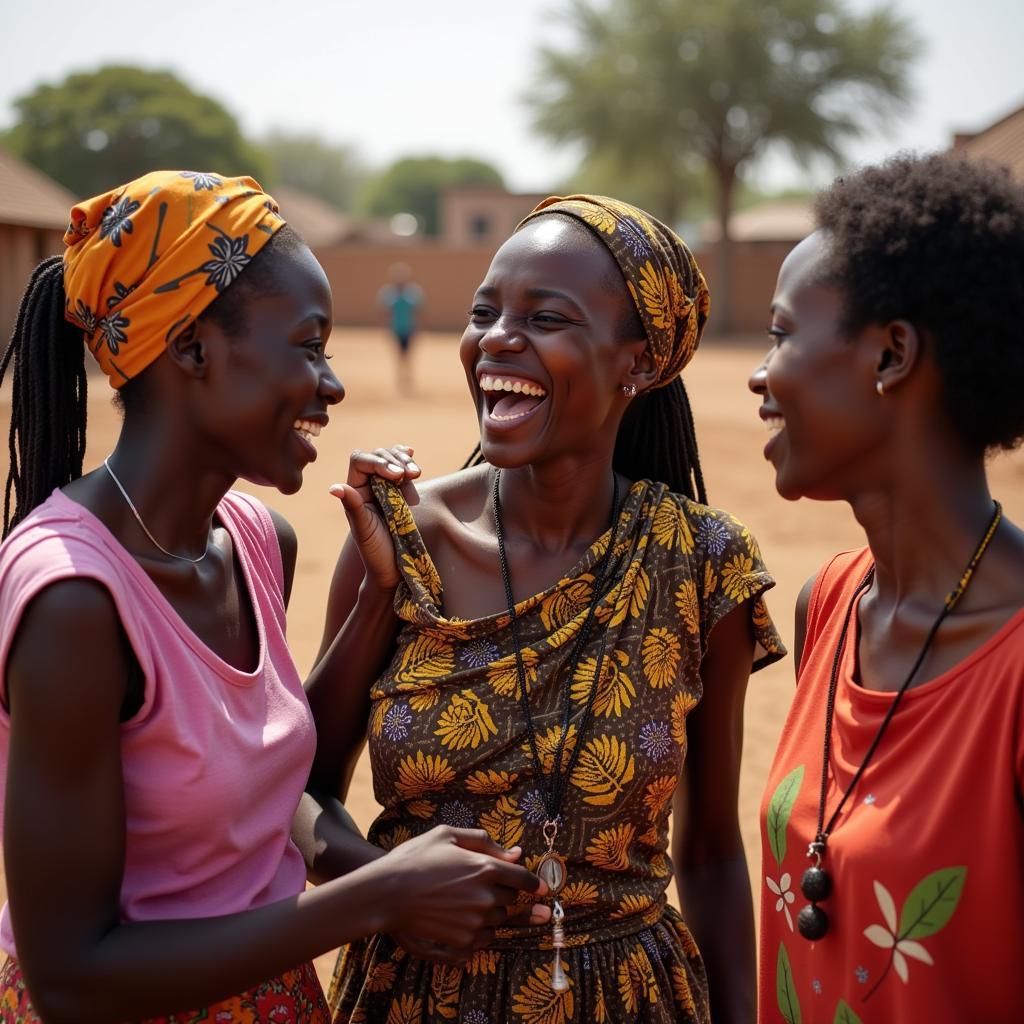 African Women in a Community Setting