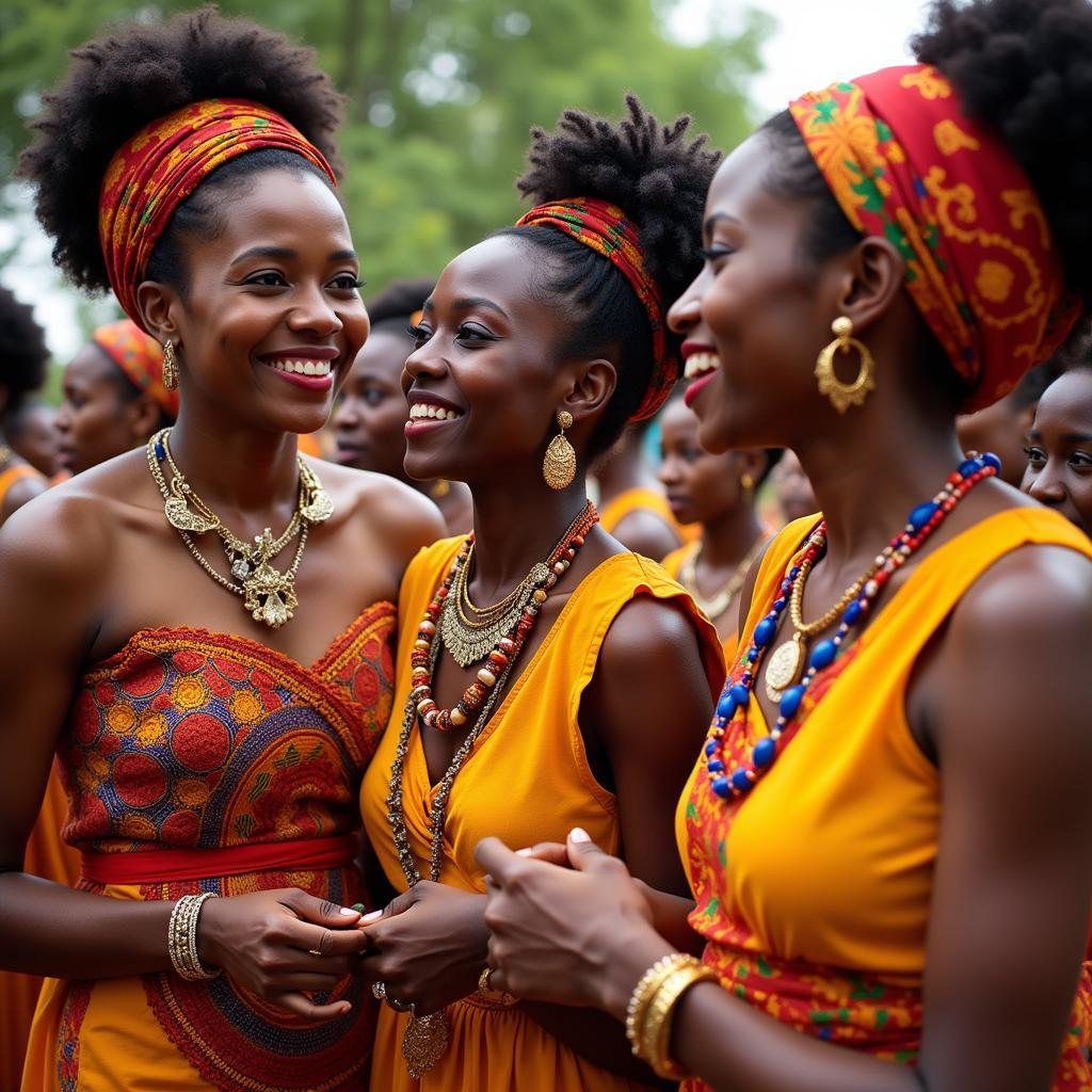 African Women Embracing Their Cultural Heritage