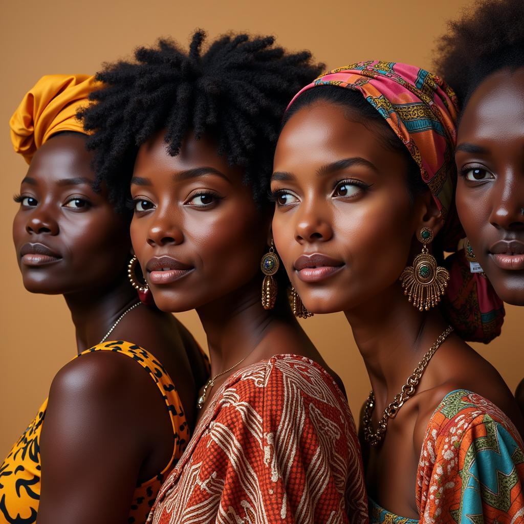 African Women from Diverse Backgrounds