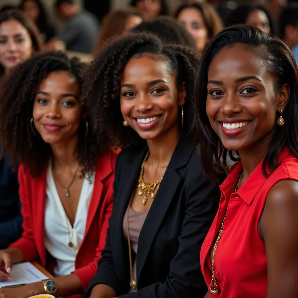 Group of African Women Leaders at an Empowerment Event