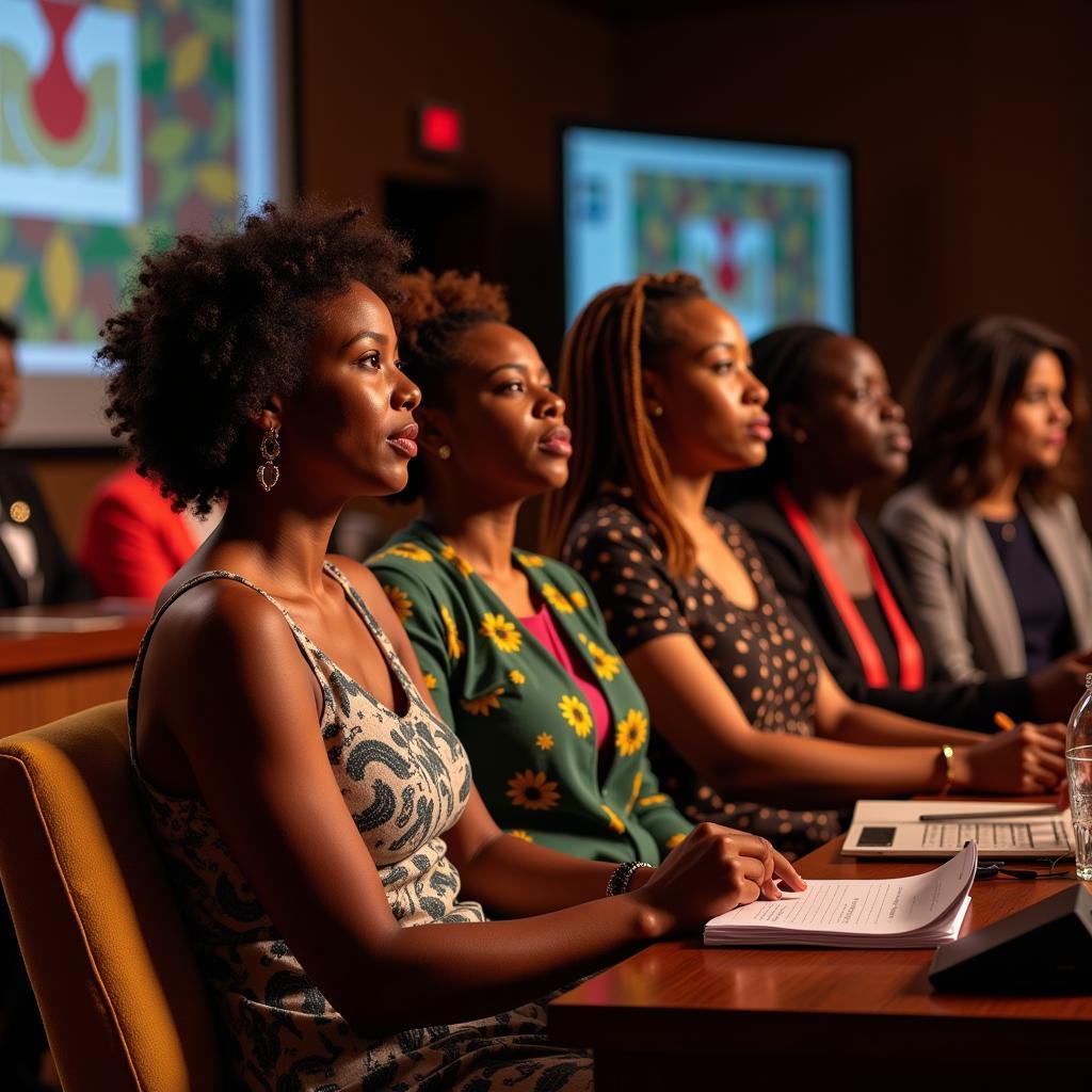 African Women Leaders at an Empowerment Conference