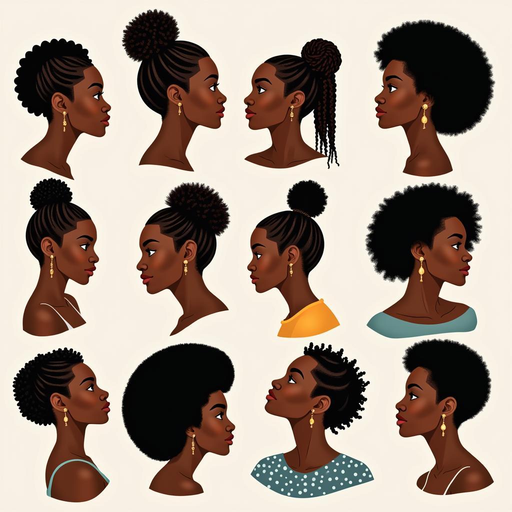 African Women with Natural Hairstyles