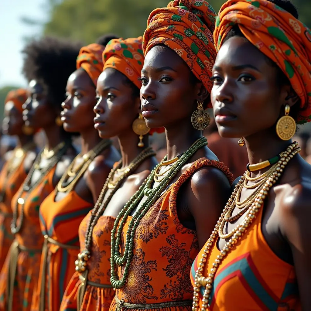 African Women Traditional Attire