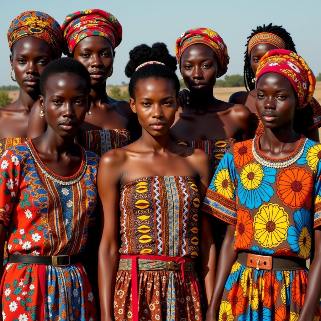 Women in Vibrant Traditional Attire