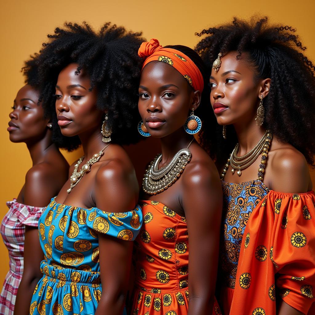 Women in Traditional African Attire