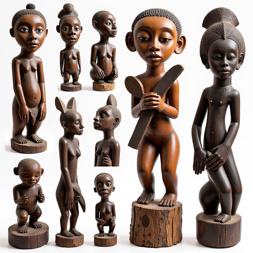 Different Styles of African Wood Carvings