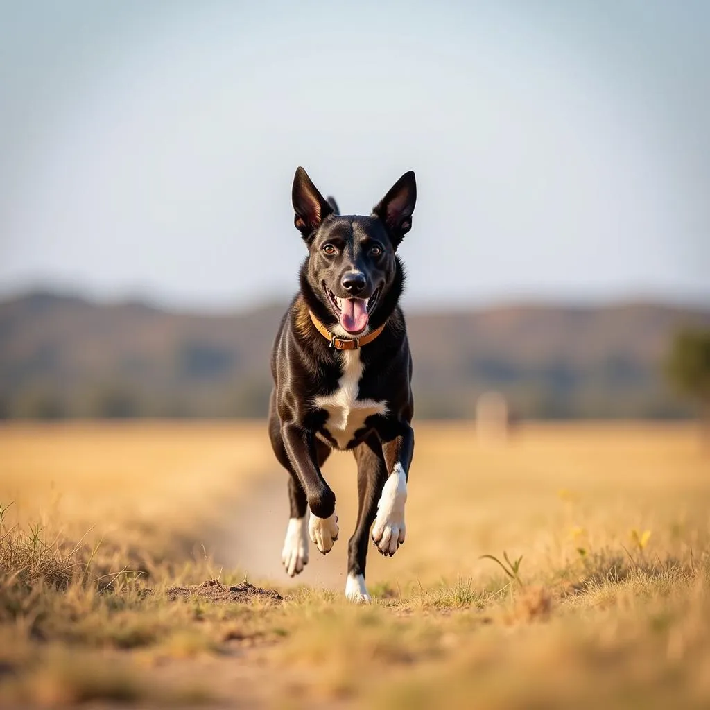 Africanis Dog in Motion