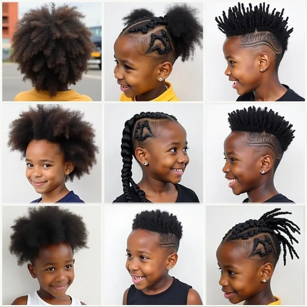 Cute African boy hairstyles