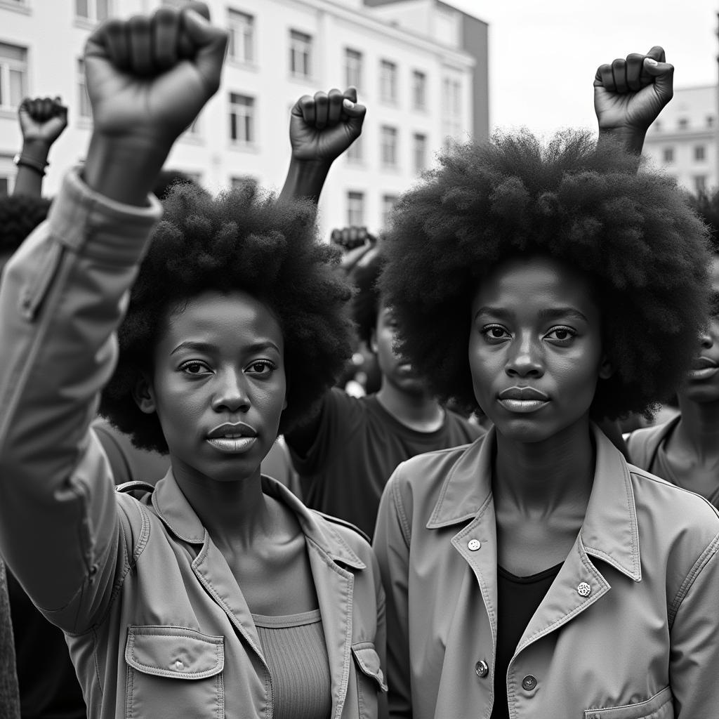 1960s Afro Hairstyle