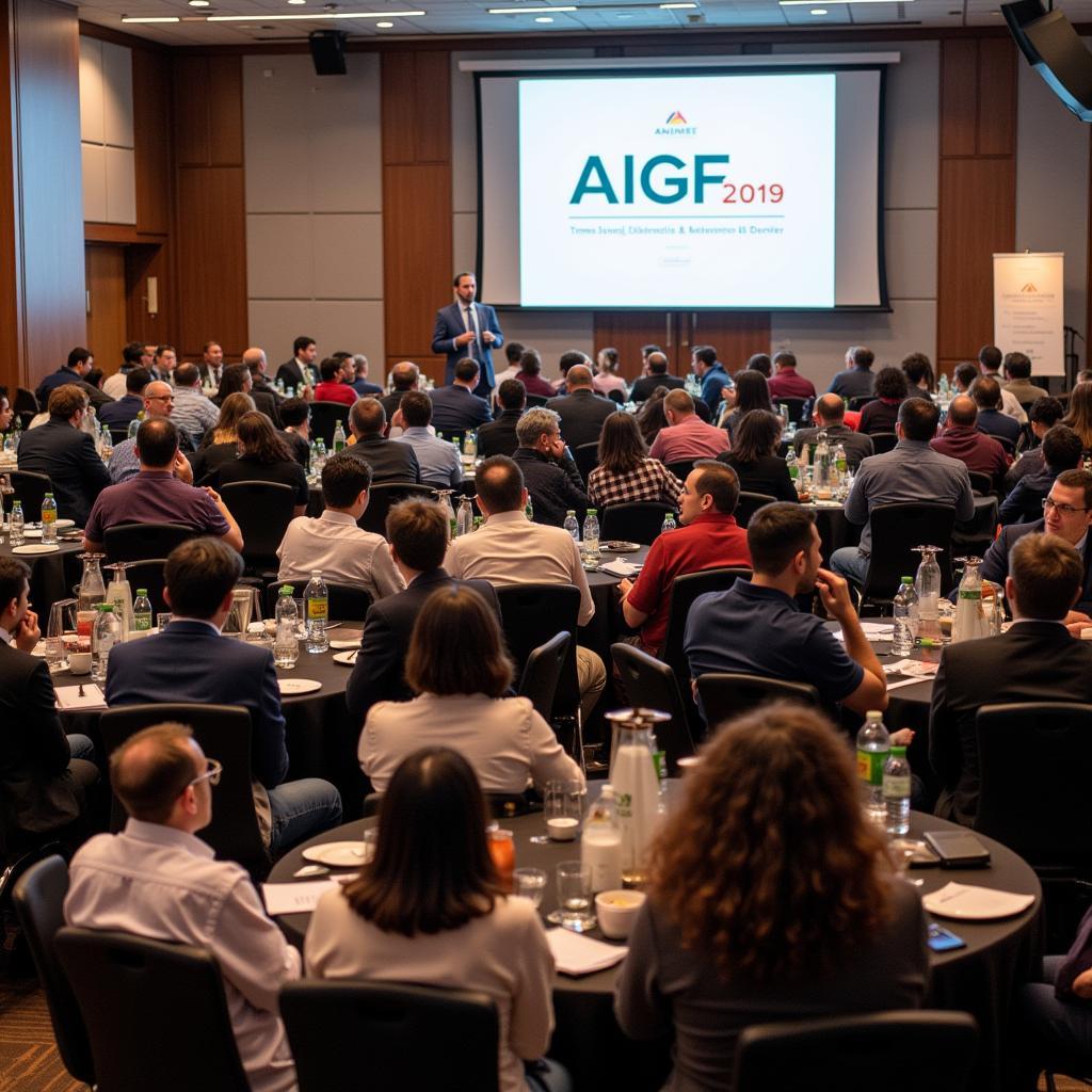 Attendees at the African Internet Governance Forum 2019 conference hall