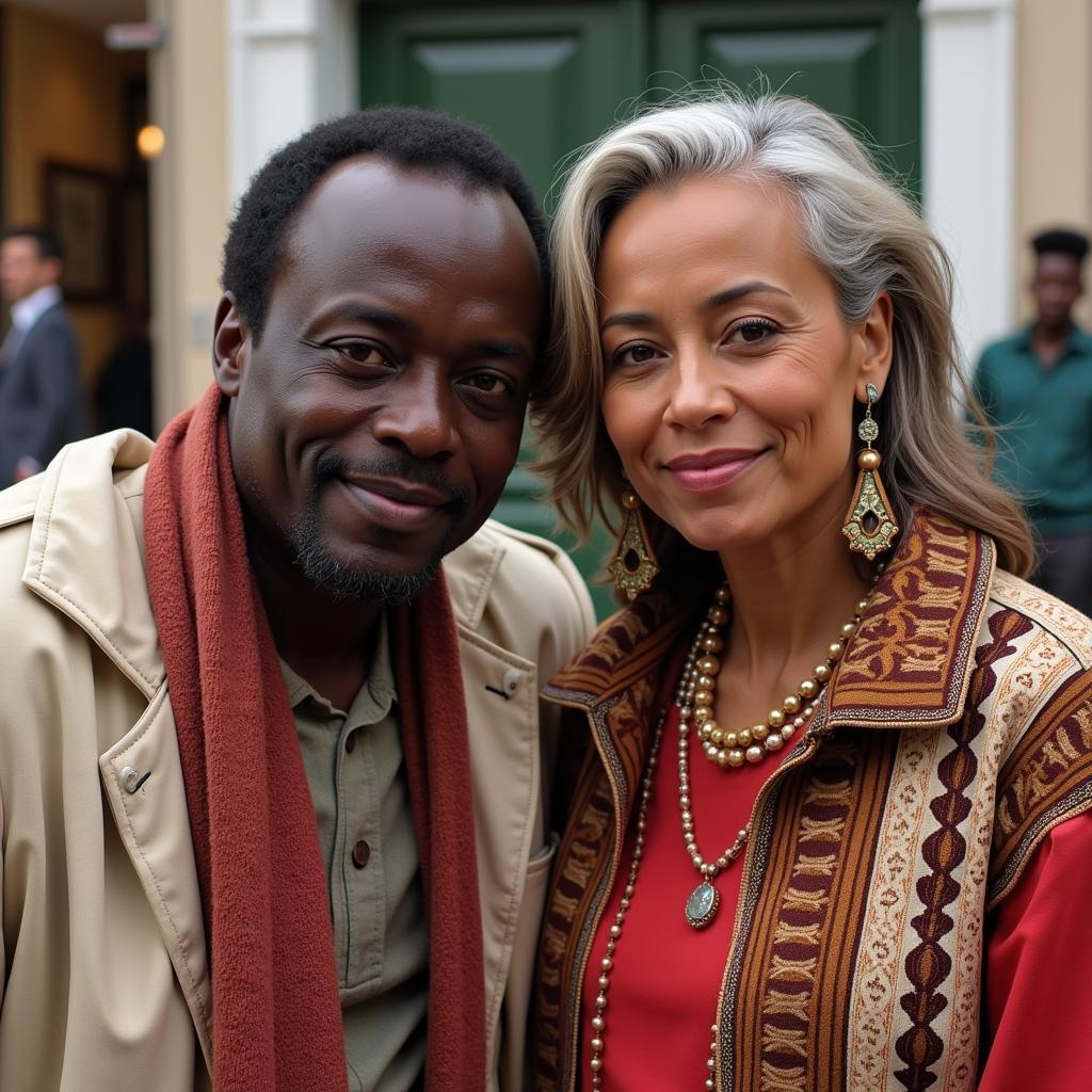 Contemporary African French authors Alain Mabanckou and Fatou Diome