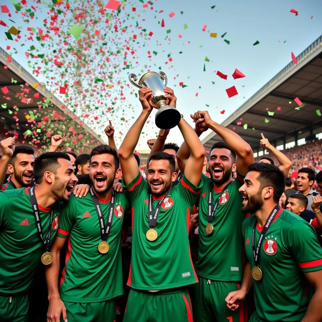 Algeria celebrates AFCON victory