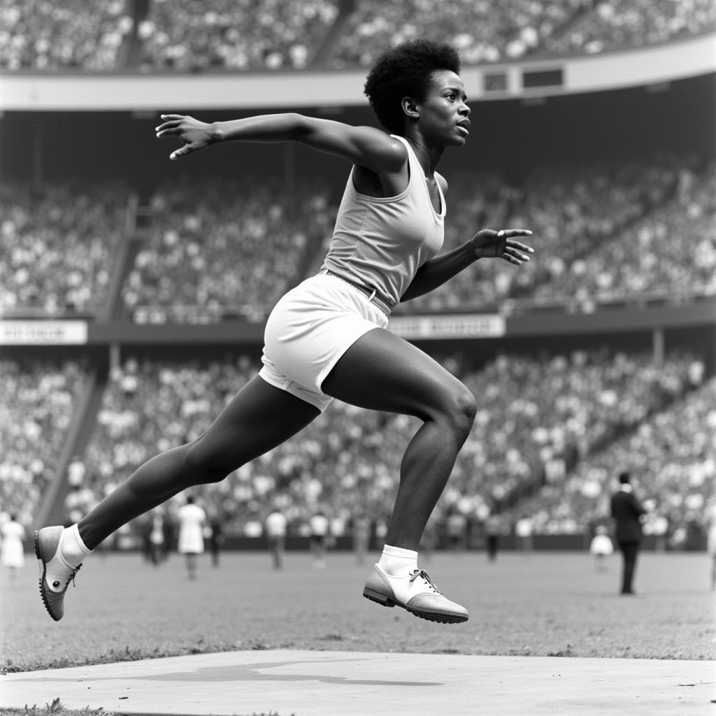 Alice Coachman Olympic high jump gold medal