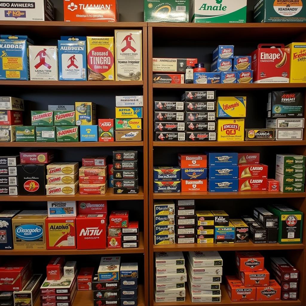 Ammunition Display in Johannesburg Gun Shop