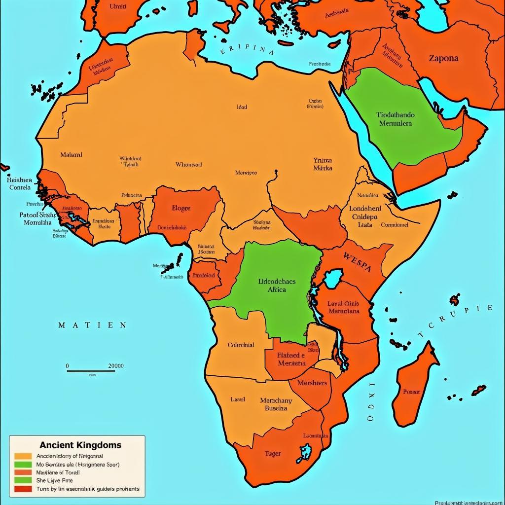 Map of Ancient African Kingdoms