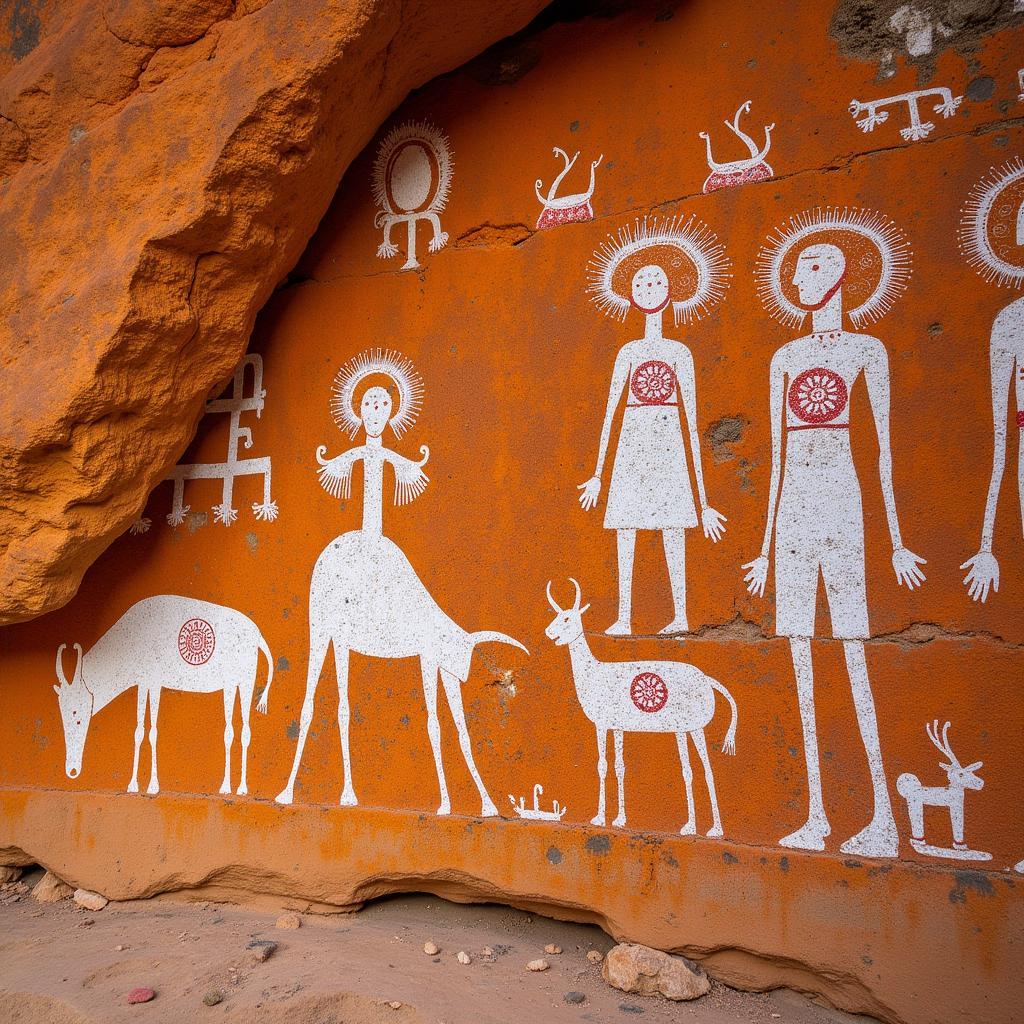 Ancient African Rock Art Paintings