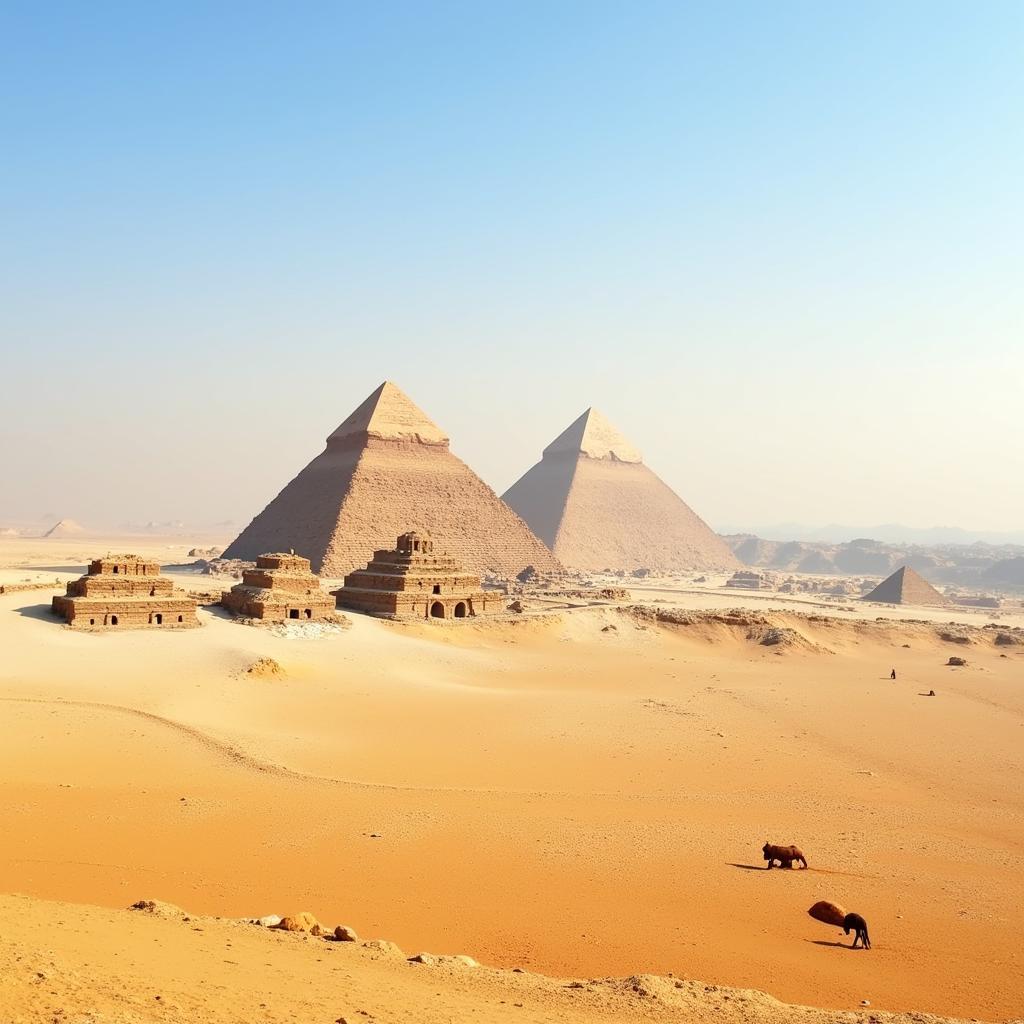 Majestic Ancient Egyptian Pyramids