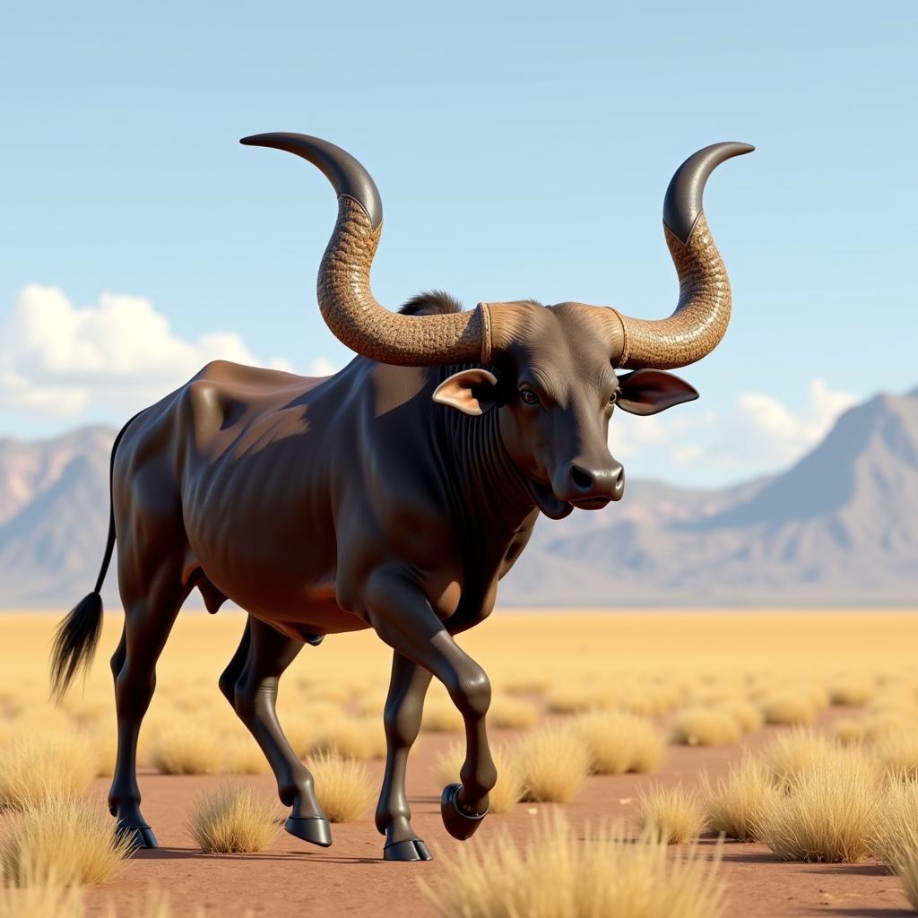 Ankole-Watusi 3D Model Animation