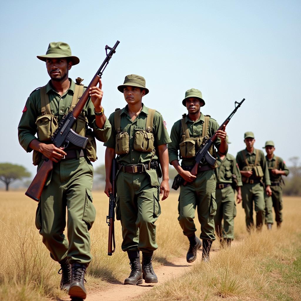 Anti-Poaching Patrol in Africa, 2000