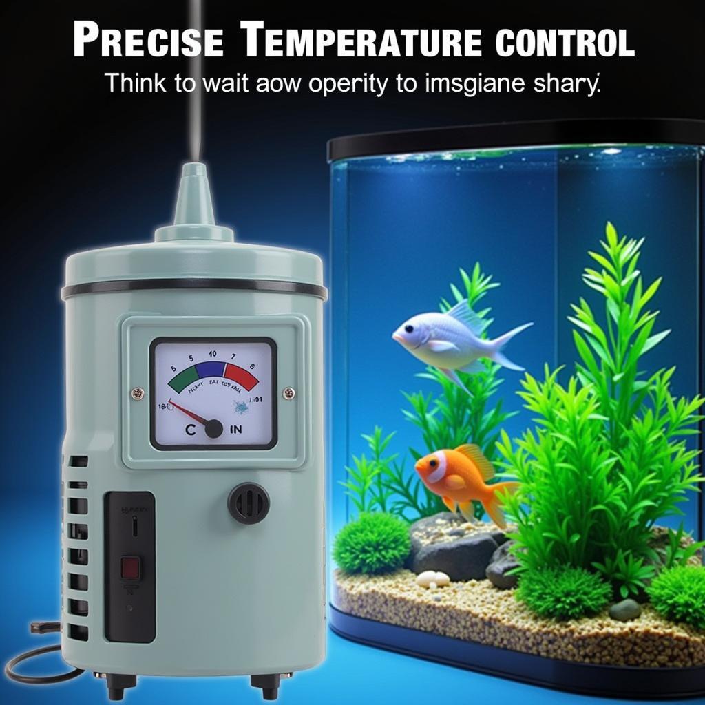 Aquarium Heater with Temperature Gauge