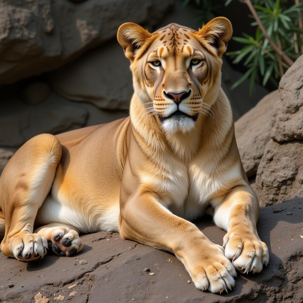 Asian Lion Distinctive Fold