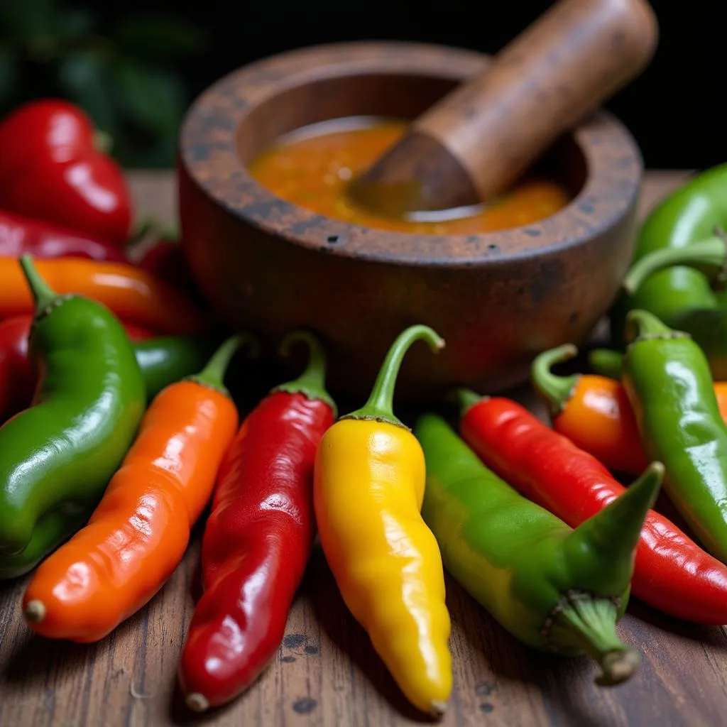 Assorted African Chili Peppers