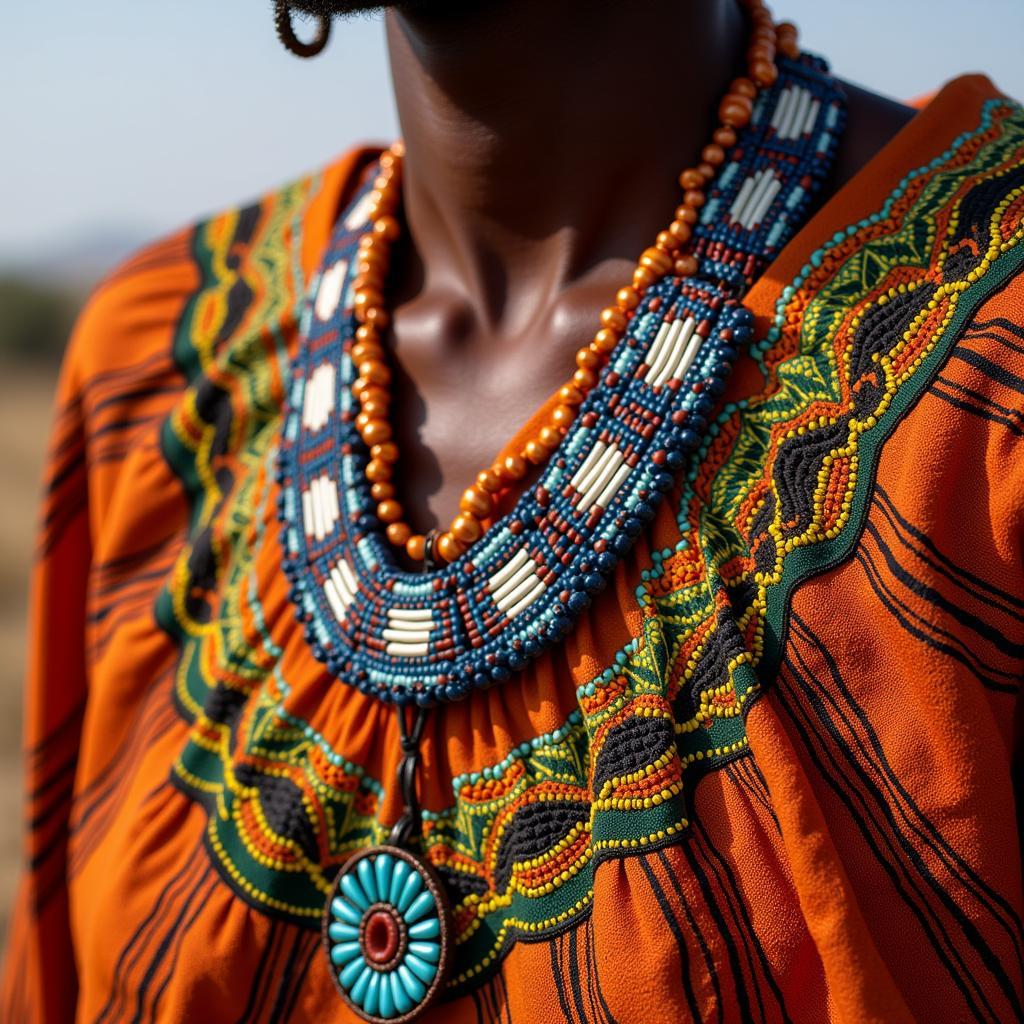 Authentic African Clothing Details & Craftsmanship