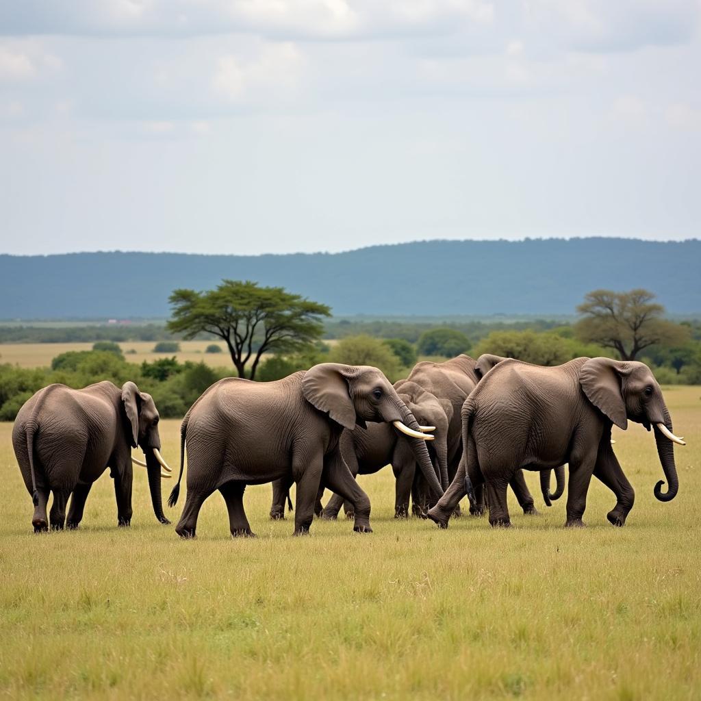 Elephants at Pendjari National Park