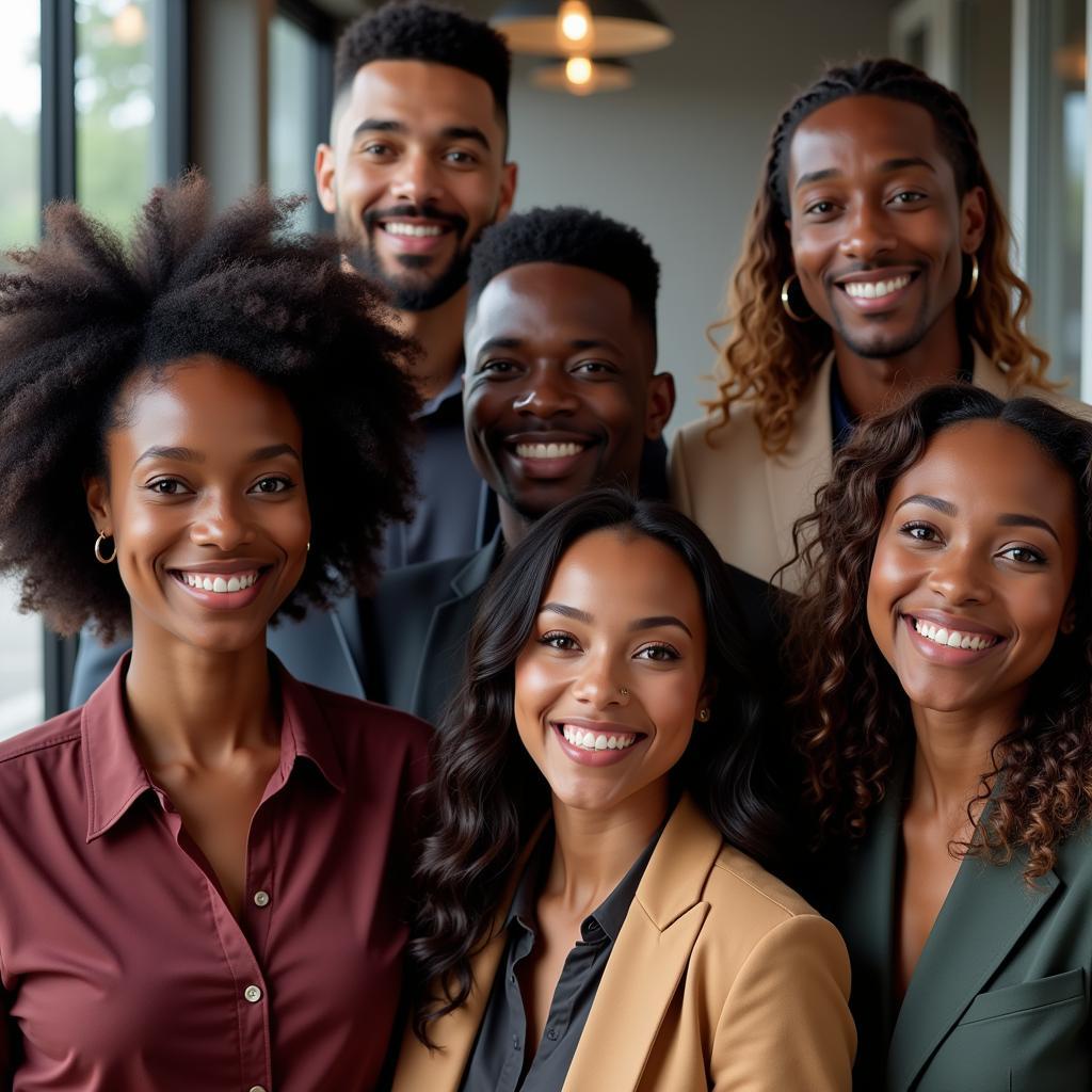 Group of Black Business Owners Celebrating