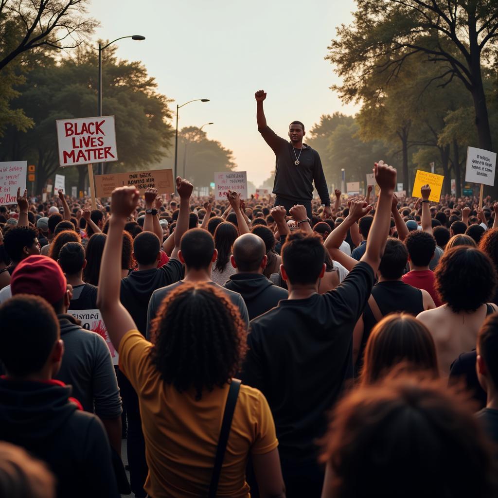 Black Lives Matter Protest for Racial Justice