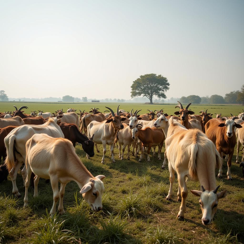 Boer Goat on an Indian Farm