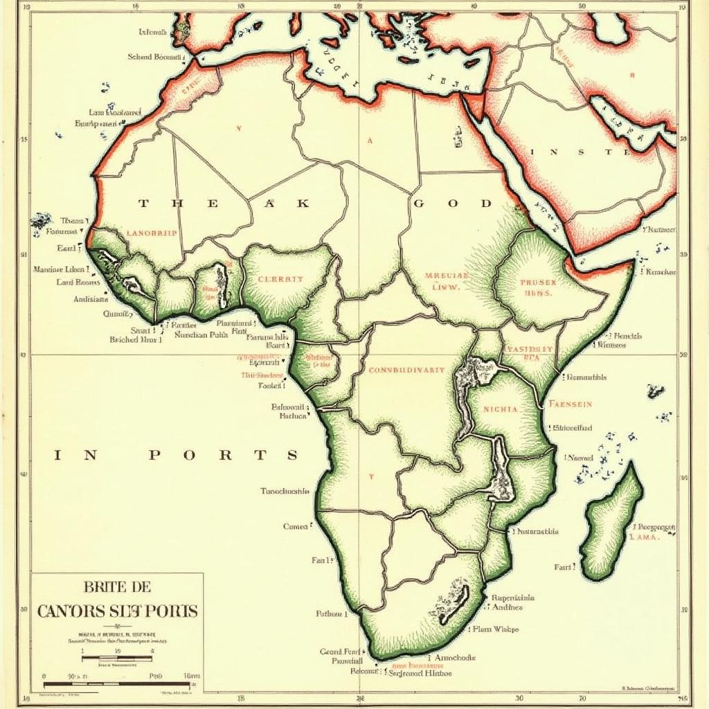 Map of British East Africa