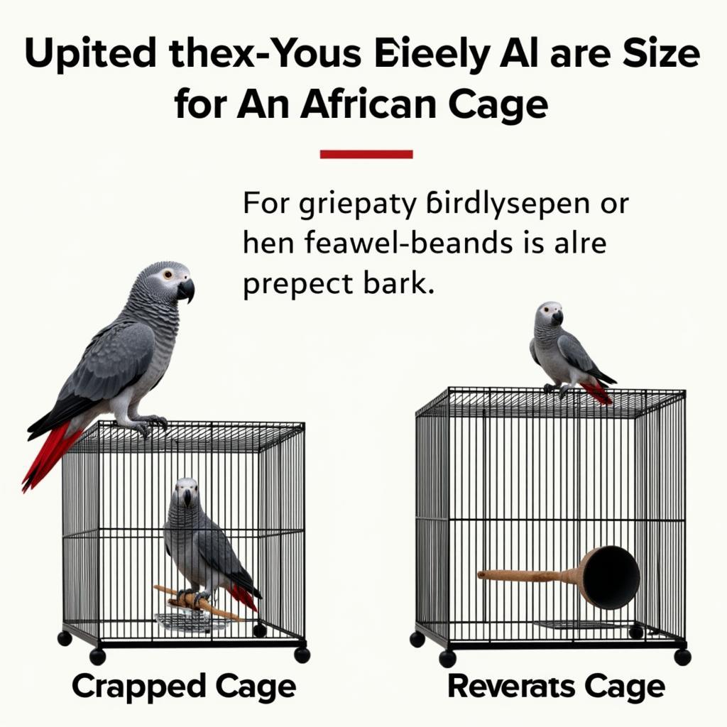 Comparing Cage Sizes for African Greys