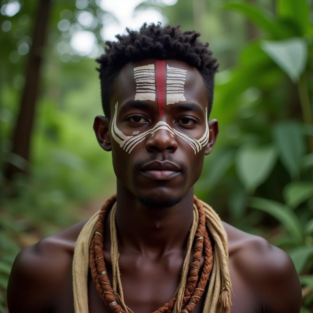 Portrait of a Central African Forest Dweller