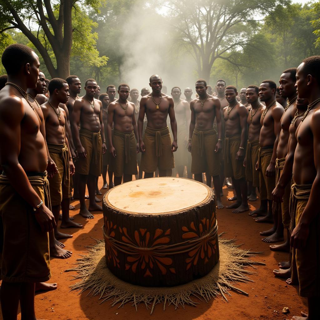 Central African Log Drum Ceremony